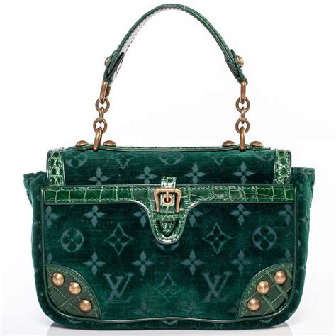 green lv purse|lv green small bag.